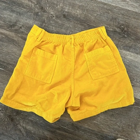 Jungmaven Cabuya Corduroy Yellow Shorts - Picture 3 of 4